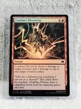 5/$20 Mint 2024 MTG Conduct Electricity C Foil Card 0130 Deckmaster!!